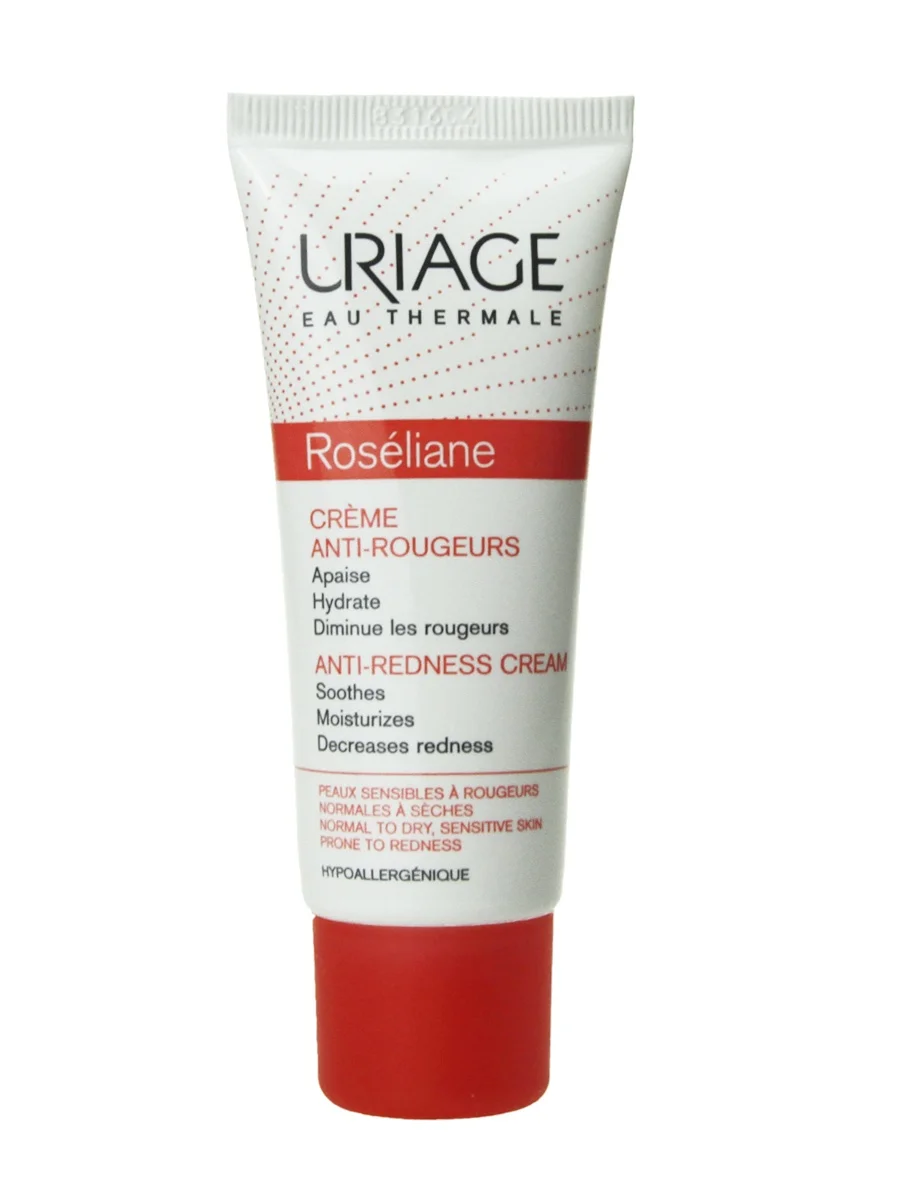 Uriage roseliane antiredness cream 40 ml-calms, moisturizes and reduces redness.