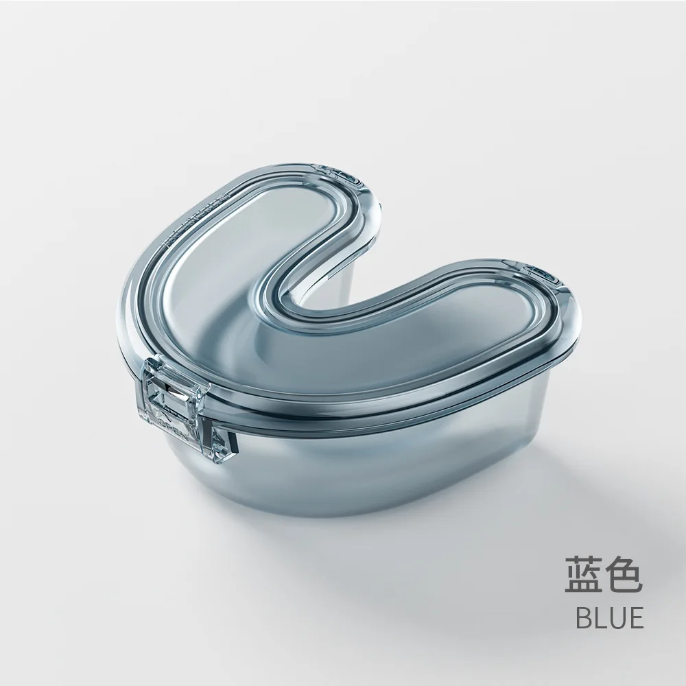 

Портативный U-образный ортодонтический фиксатор, ящик для хранения, невидимый ортодонтический прибор для зубов, детский фиксатор, чехол для хранения