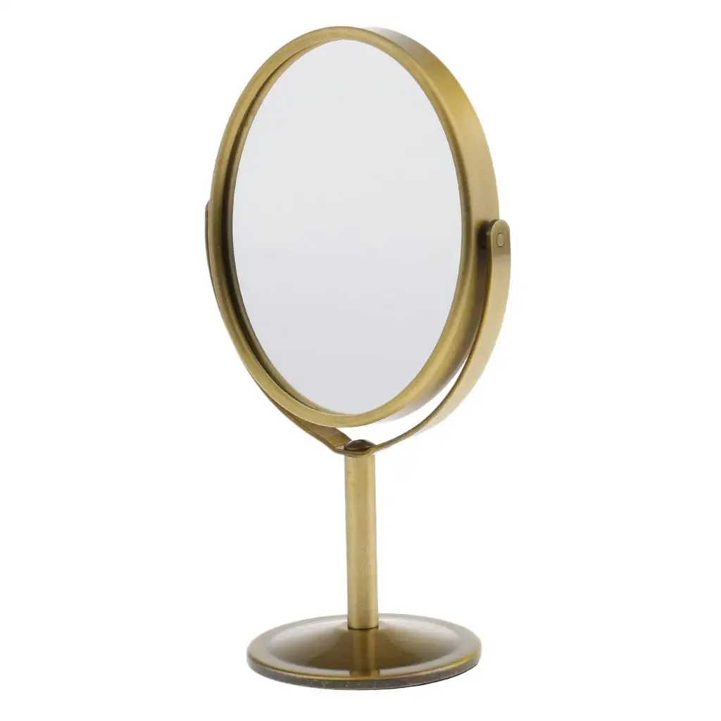 Double-sided table mirror, magnifying cosmetic mirror, make-up mirror,