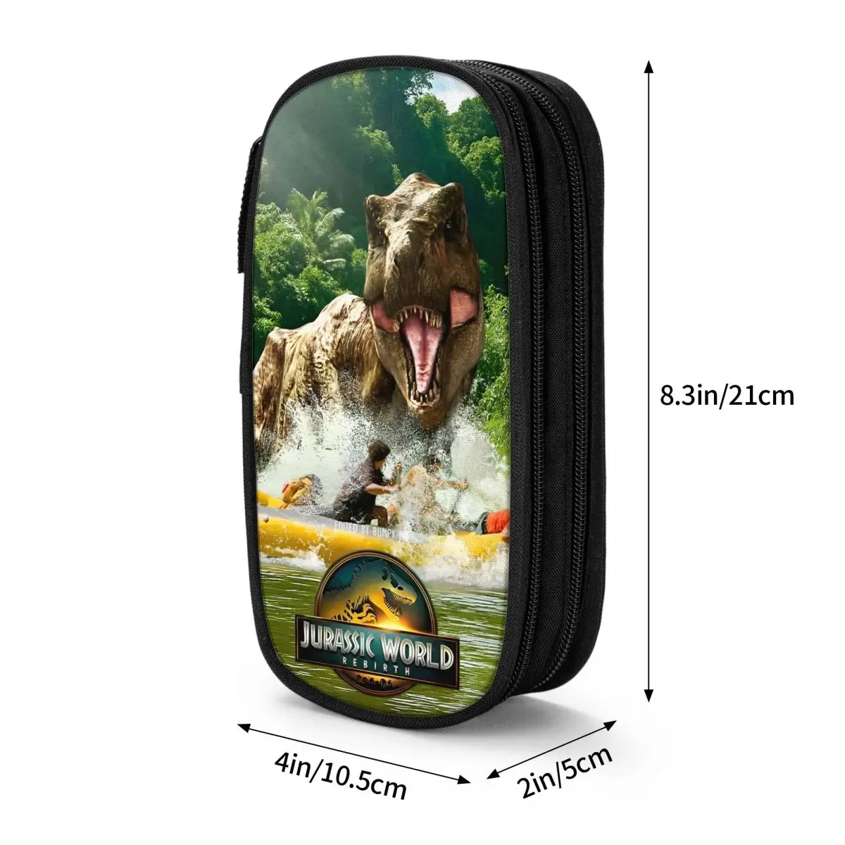 Jurassic World Rebirth ดินสอ 2025 ไดโนเสาร์ฟิล์ม Pencilcases ปากกาดินสอกระเป๋านักเรียนโรงเรียนของขวัญเครื่องเขียน