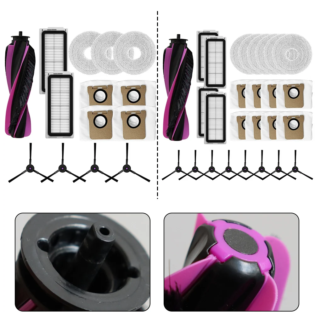 

For Airbot L50 Master Robotic Vacuum Cleaner Main Brush, Side Brush, Filter, And Mop Dust Bag Accessory Kit