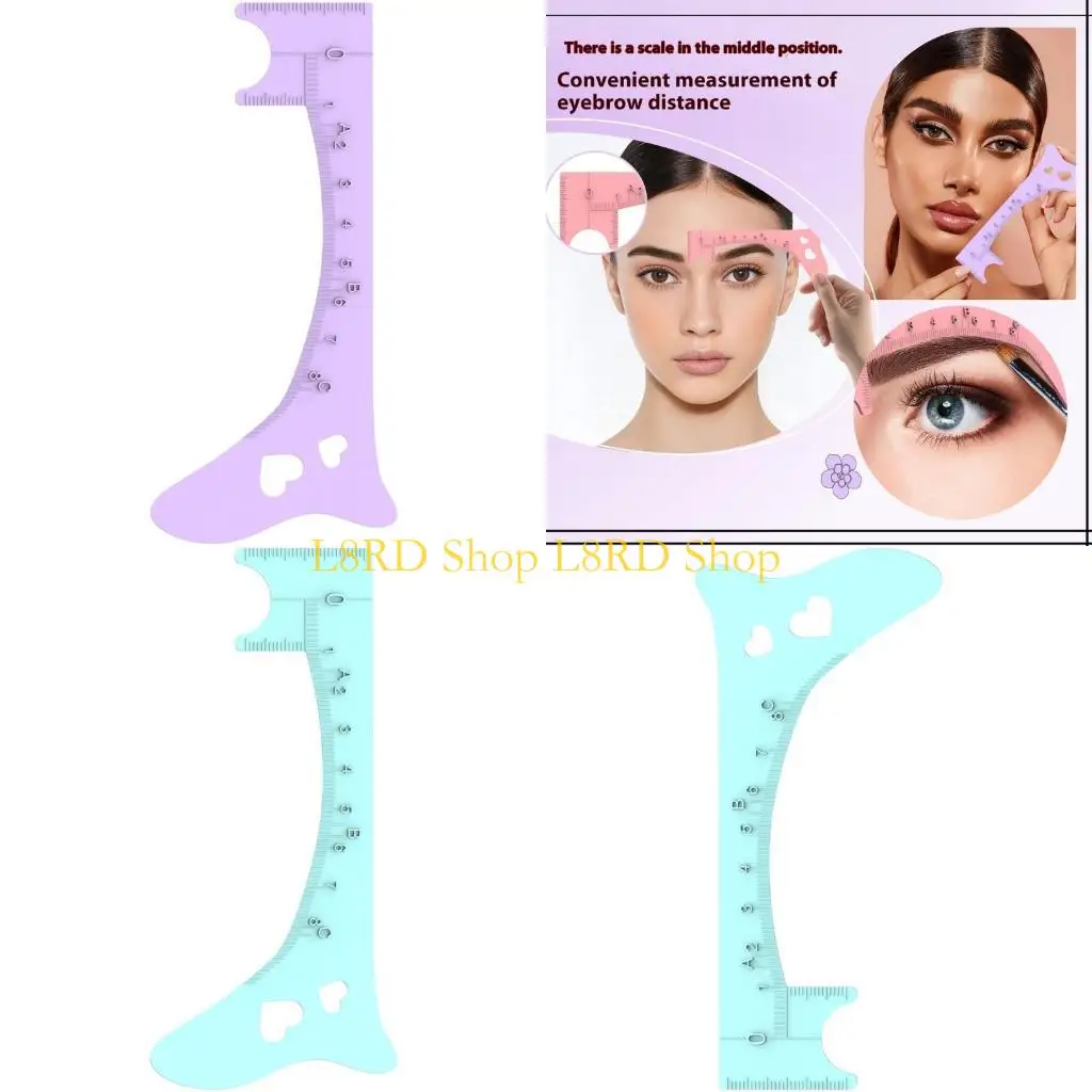 ユニークなアイライナーと眉の形のためのシリコーンアイメイクアップステンシルのL8rdアイキャッチ