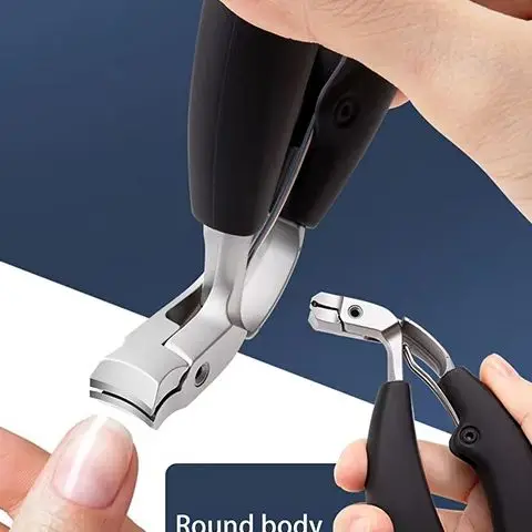 

Anti-splash Storage Nail Scissors Curved Head Nail Clippers With Large Opening For The Elderly Thick Toenails Heavy Duty