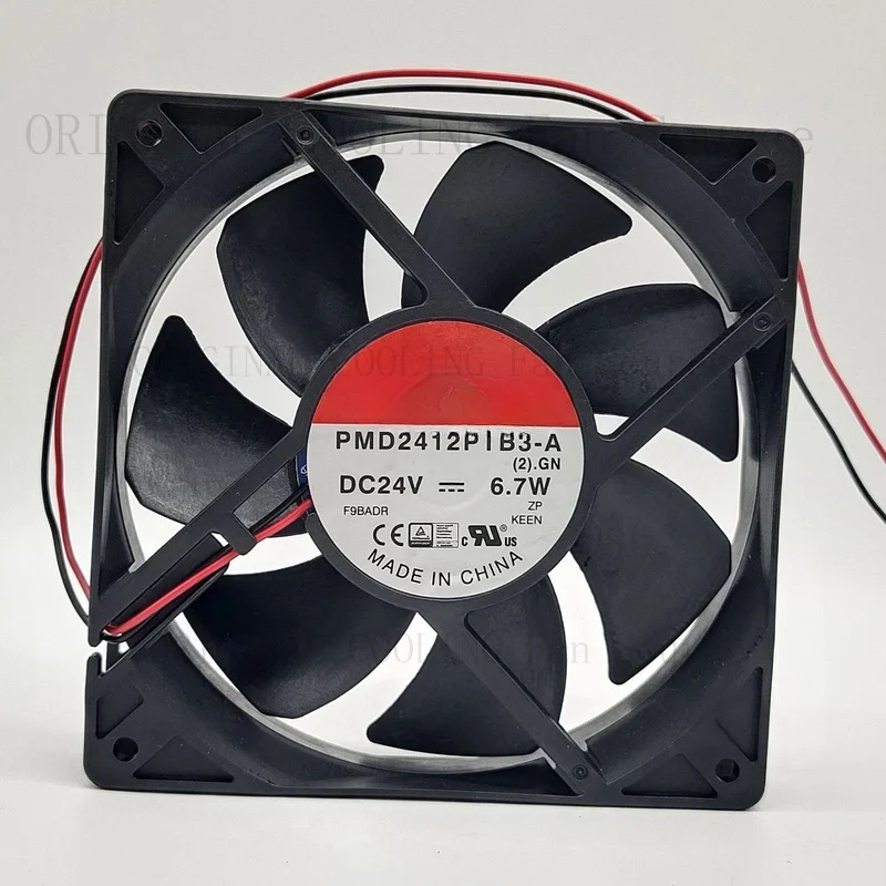 H 1PCS New PMD2412PTB3-A DC24V 6.7W 2-Wire Inverter Cooling Fan *vv