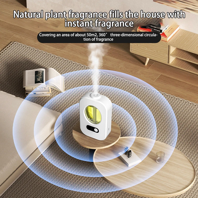 Automatische diffuser Aromatherapiemachine Luchtgeur Luchtverfrisser Toilet Badkamer Aroma Essentiële olie Dispenser Luchtbevochtiger