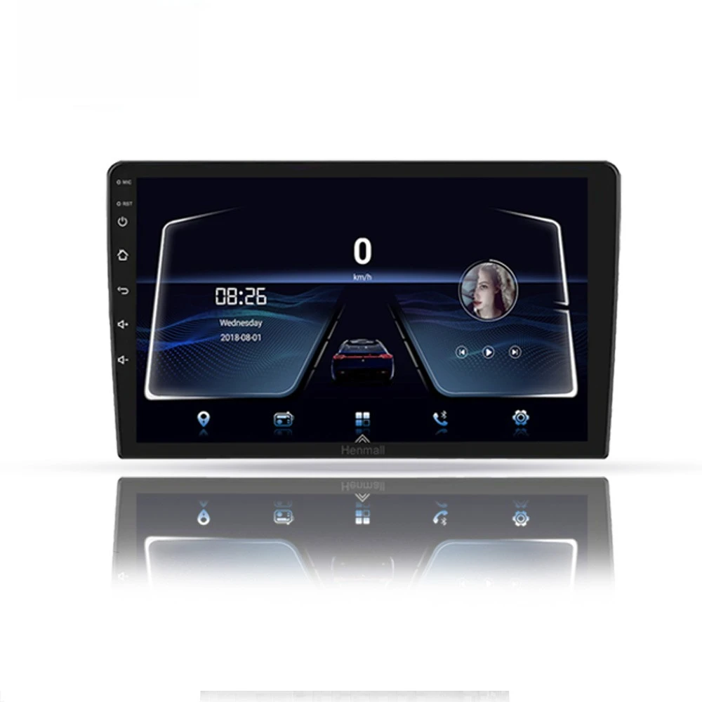 

9 inch car multimedia player 4 + 4 core IPS 2.5D screen support wireless CarPlay Android automatic high definition display