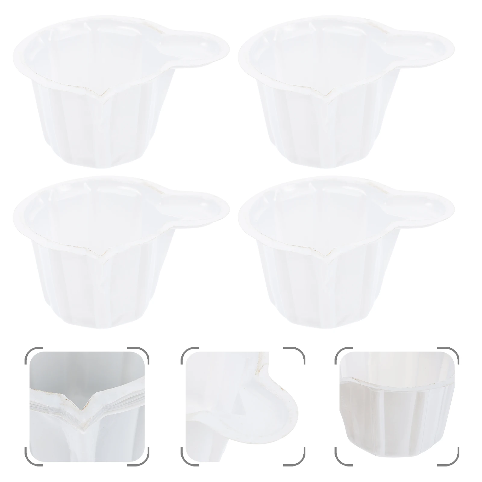 

1000 Pcs Milky White Urine Cup Cups for Testing Sampling Holders Collection The