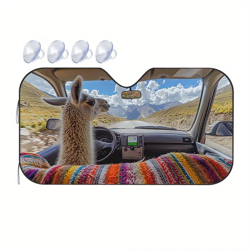 

Highland Sunshade for Self-Driving, Outdoor Adventure Style - Automatic Shade, UV Protection, Includes 4 Suction Cups