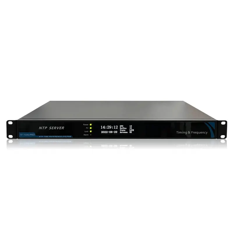 TF-1006-PRO NTP AC+DC Power Supply 1 GE + 5 FE Ports OCXO-MQ Network Time Protocol Server for GPS/Beidou Clock Synchronization