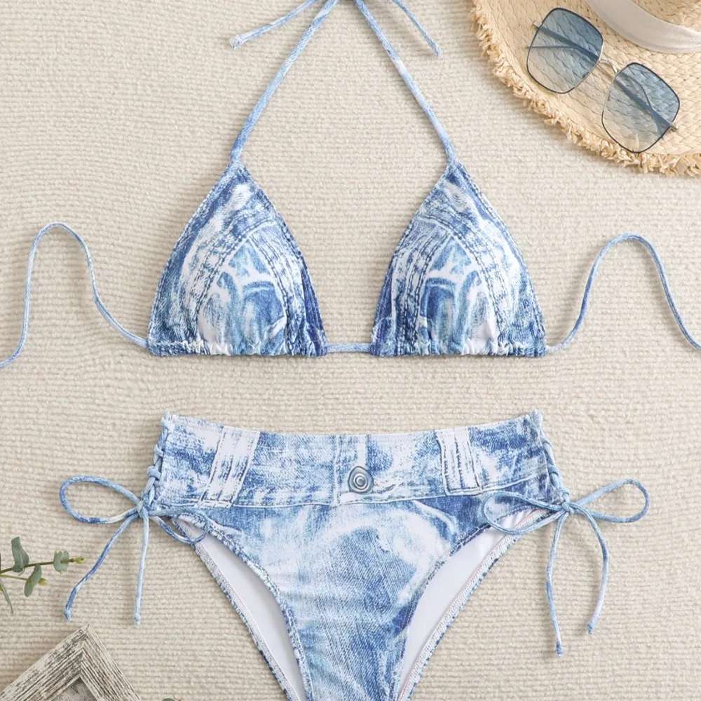 ملابس سباحة أنيقة مكونة من قطعتين - ملابس سباحة نسائية وملابس سباحة نسائية | ملابس عطلة المنتجع #2