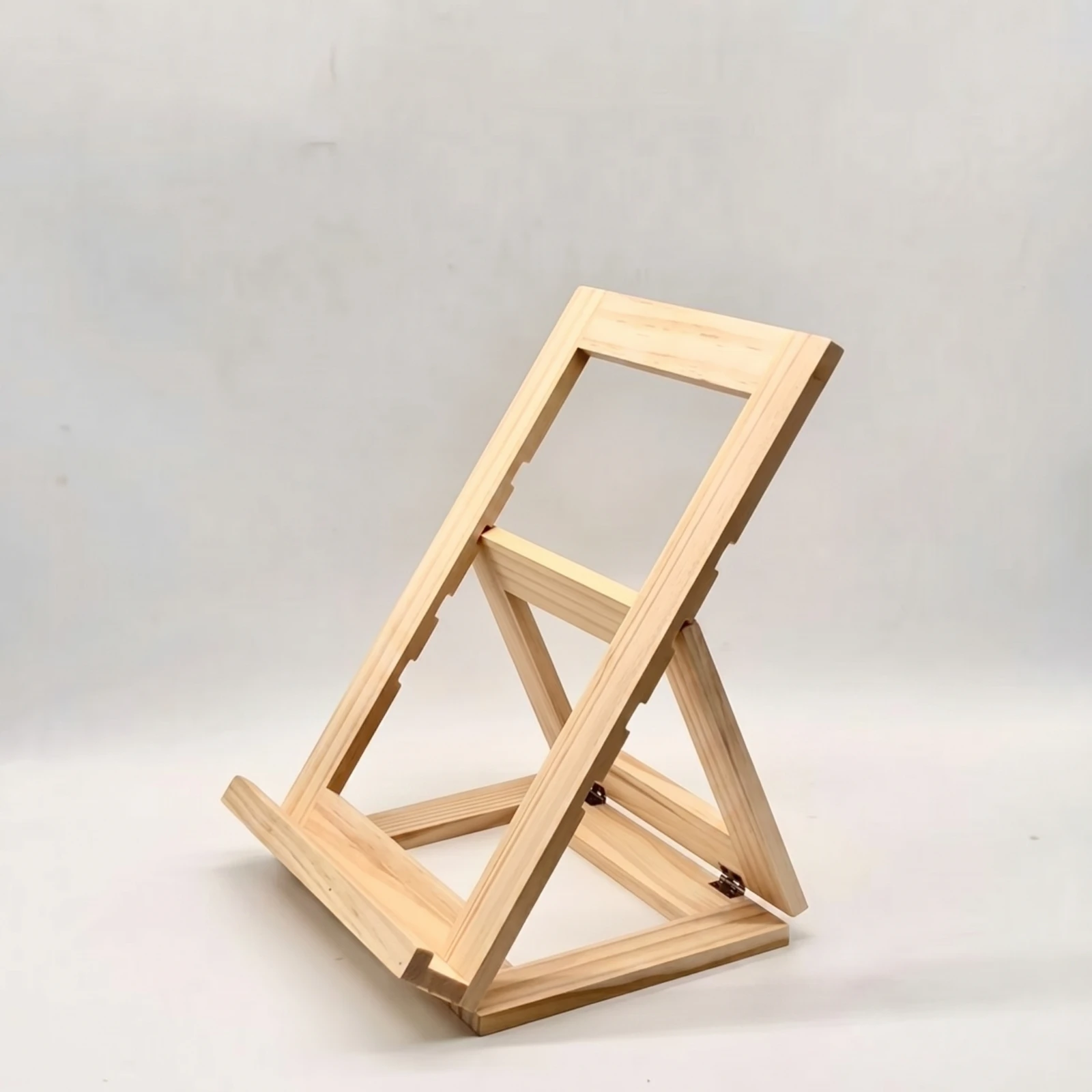Wooden Desktop Easel Space-Saving Display Stand for Artists, Desk, Countertop