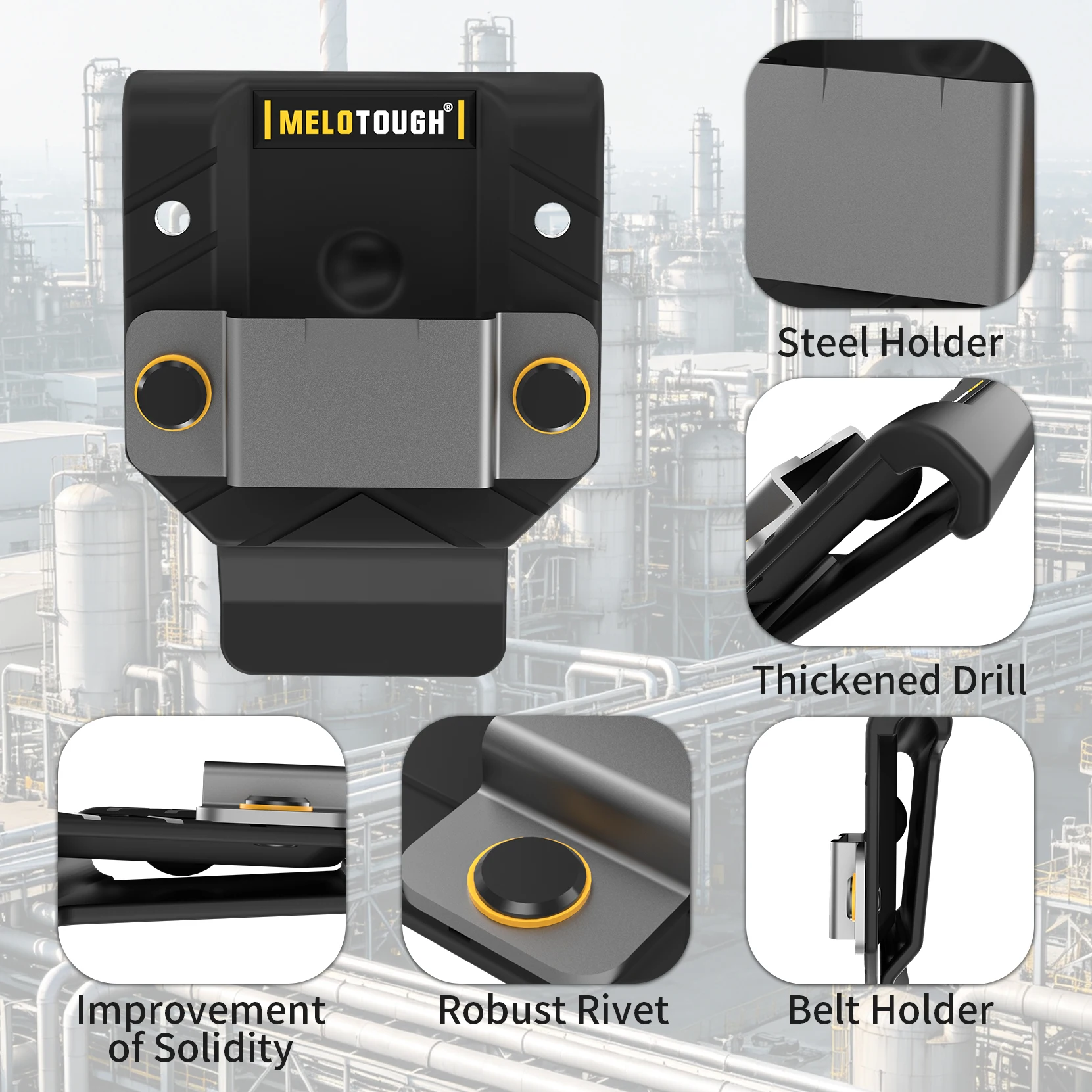 Tape Measure Holder, Tape Measure Belt Clip, Tape Measure Holster, Tool Belt Clip, Measuring Tape Holder for Belt