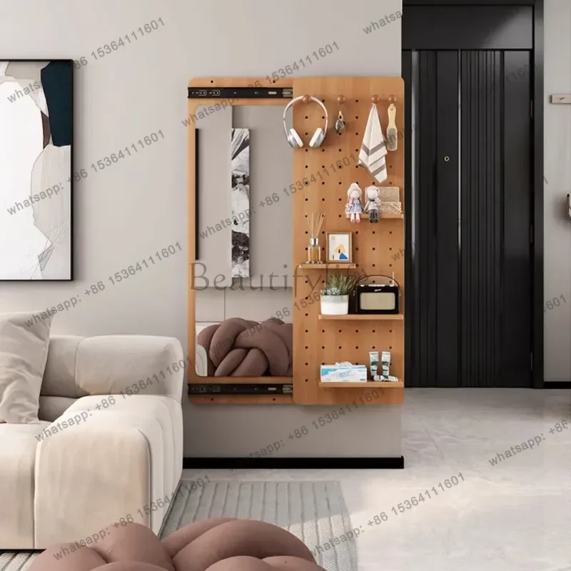 Invisible full-length mirror push-pull close hidden full-body mirror