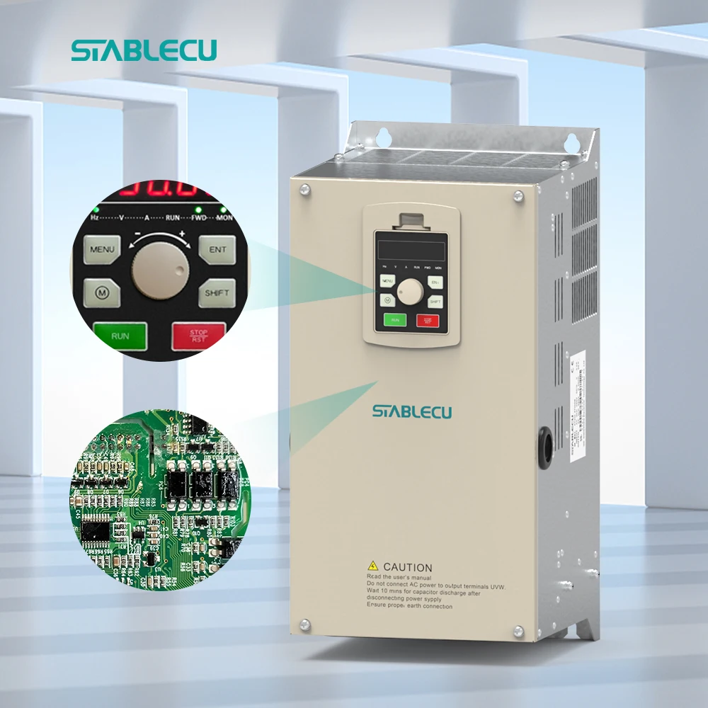 Single Phase 220V To Three Phase 220V Frequency Converter 7.5KW 10HP Variable Frequency Drive