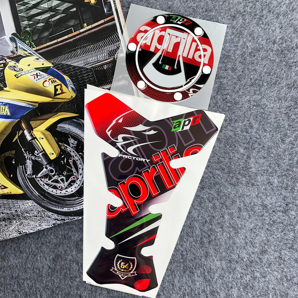 For Aprilia RS660 RS125 Tuono660 Tank Pad 3D Stickers Motorcycle Accessories Fuel Protector Cover Decal RS4 Tuono RS 660 457 125