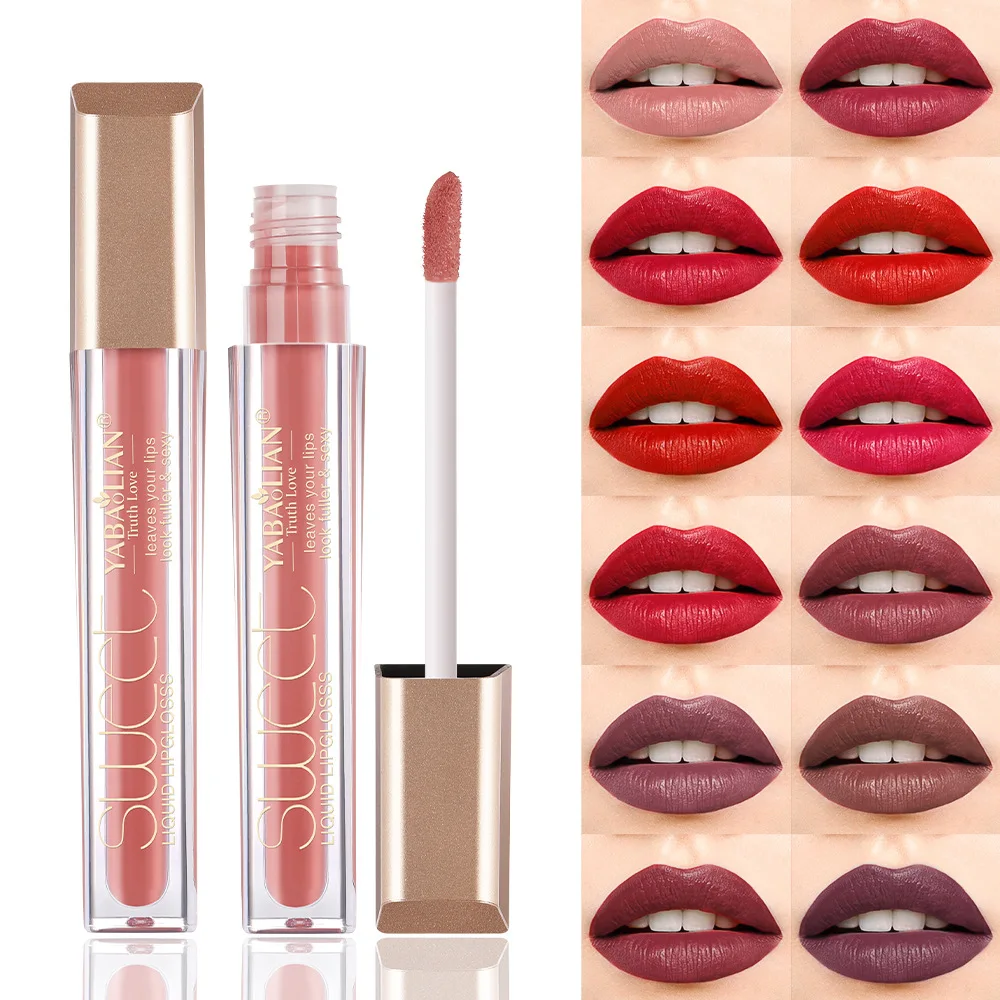Waterproof Matte Liquid Lipstick Long Lasting Smudge Proof Velvet Lip Stain Non Transfer Kiss Proof All Day Wear