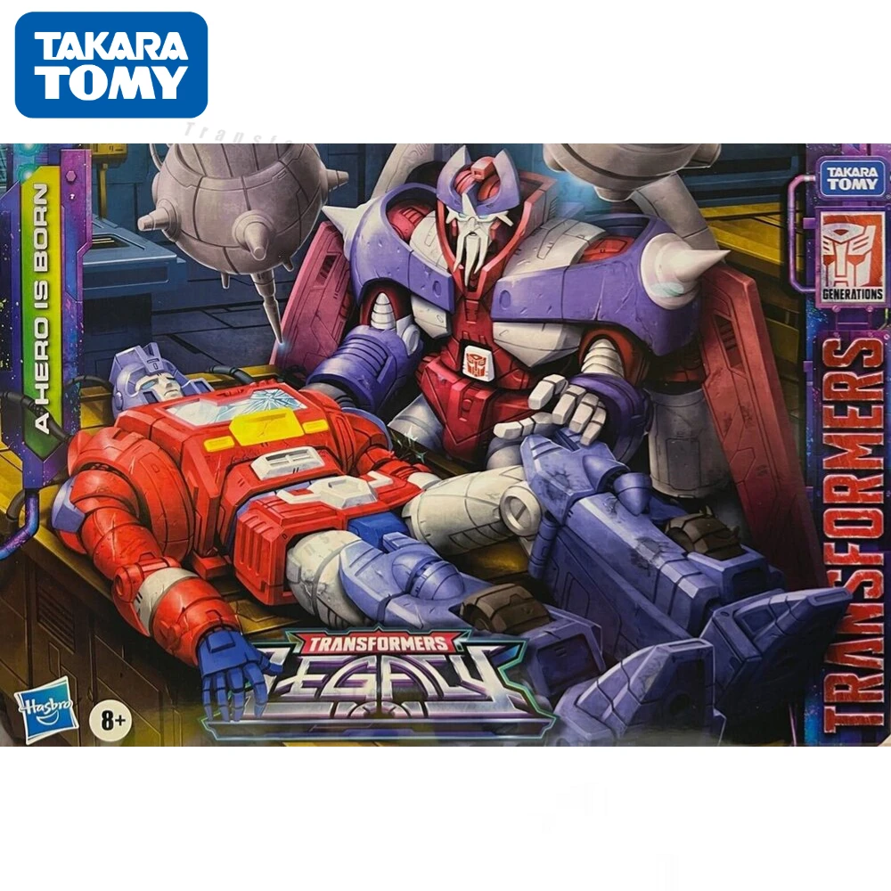 

In Stock Takara Tomy Transformers SDCC 2022 Legacy A Hero Is Born Alpha Trion Orion Pax Action Figure Toy Gift Collection Model