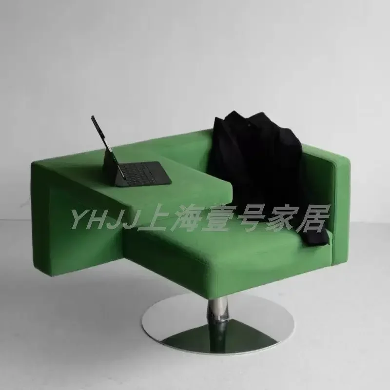 YAO TAO Modern simple light luxury single living room study balcony leisure chair cafe rotatable