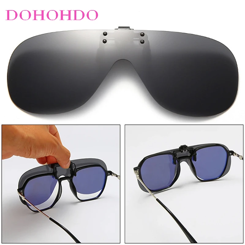 

Polarized Night Vision Photochromic Lenses Clip-On Sunglasses Anti-Glare Sports Driving Shades Women Man Fishing Goggles UV400