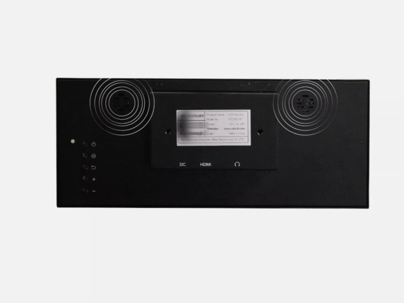 Monitor LCD de 10,3 polegadas 1920x720 IPS tela LCD entrada HDMI caixa de metal