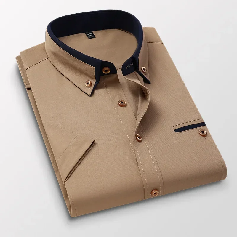 

Customizable New Hot Selling Mens Short Sleeve Shirts MCS456250