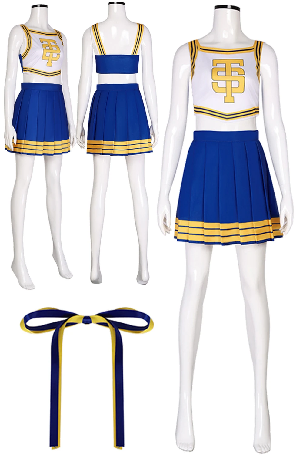 Taylor Cosplay Costume Shake It Off Cheerleader Uniform Swift Outfits High School Cheerleading Crop Top Skirt Halloween Suits