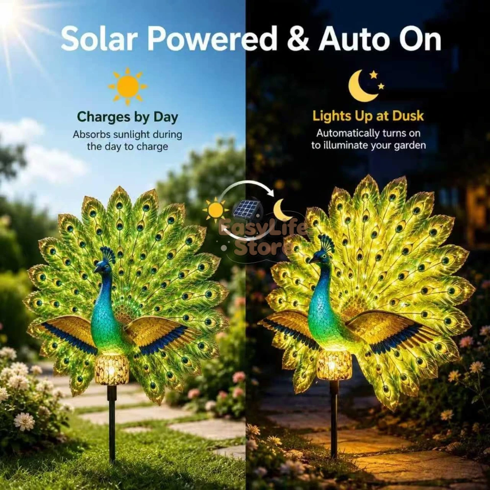Escultura de Pavão Solar para  - Lighting Decoration Outdoor avaliação e preço