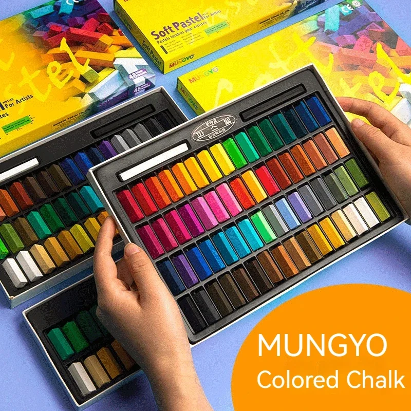 24/32/48/64 Color Chalk Set Color Suitable for Beginners A Variety of Painting Pastel Stick Art Painting Stationery for Students