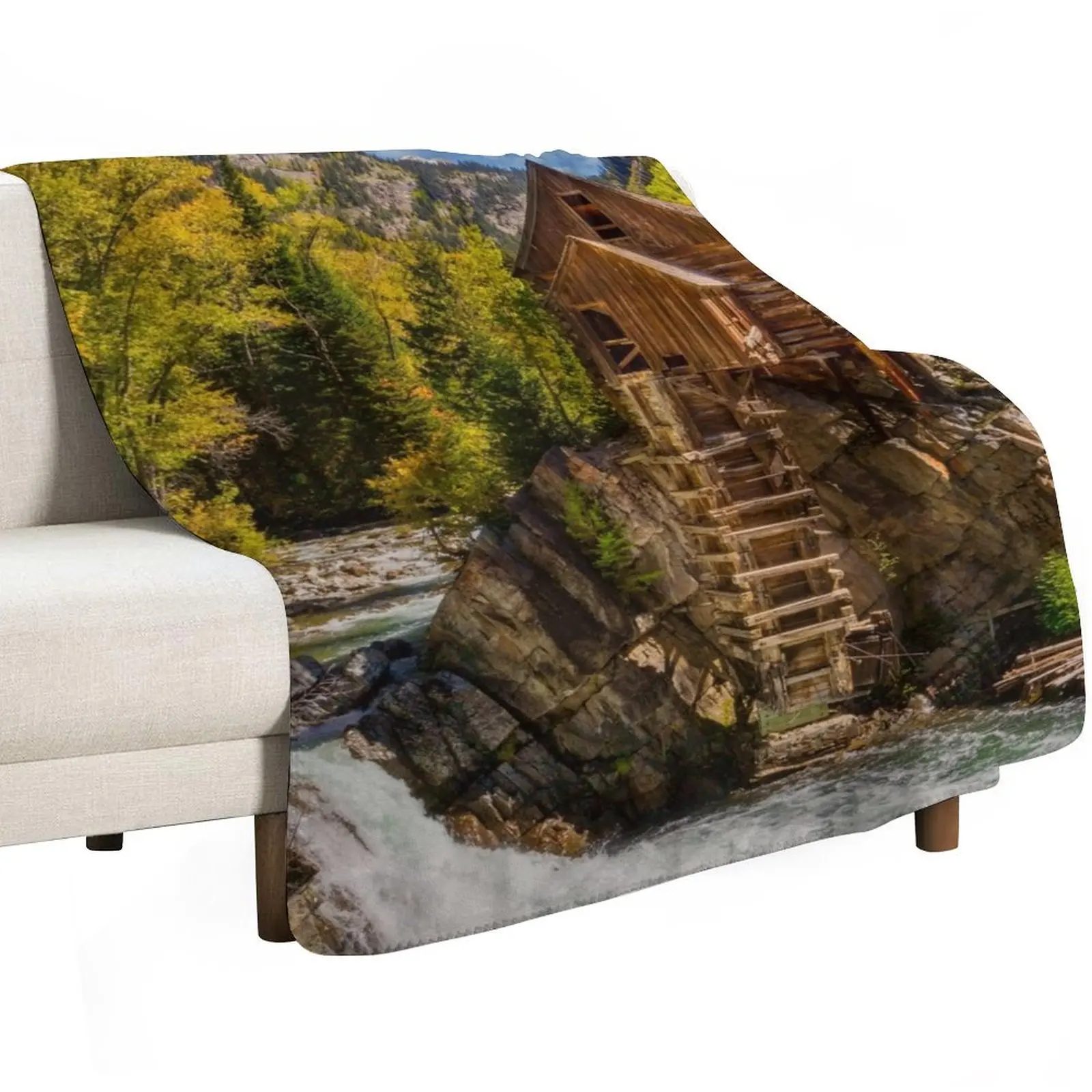 The Crystal Mill Throw Blanket Designers Beautifuls Blankets For Sofas Bed linens Large Soft Plush Plaid Blankets