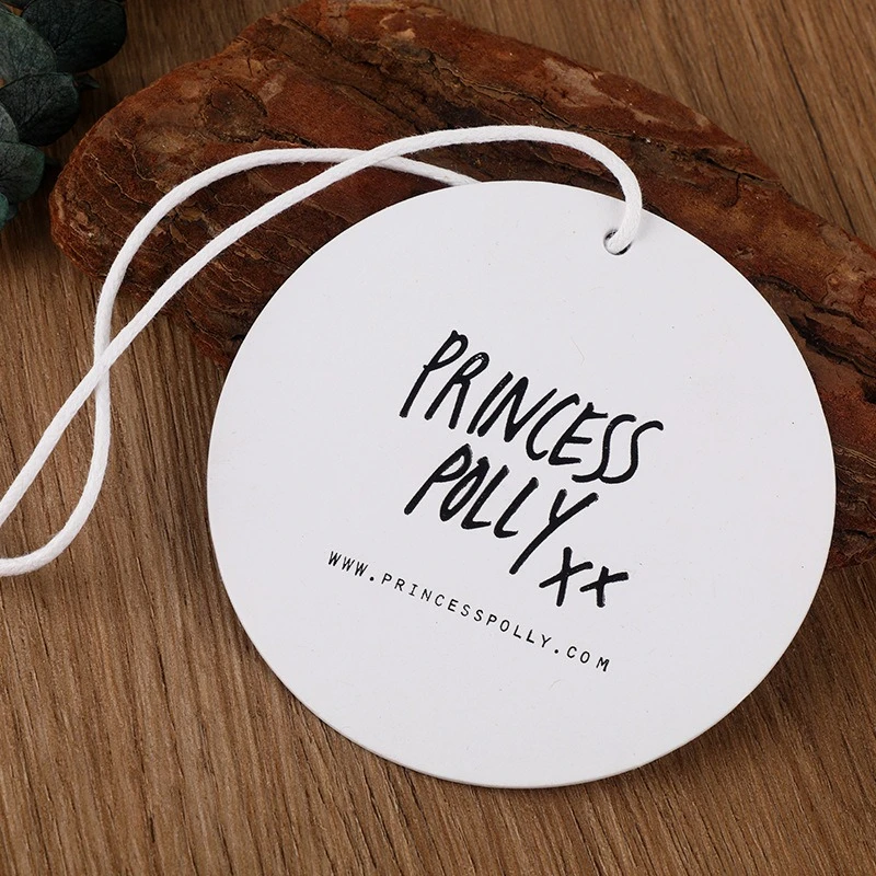 100PCS Personalized Thickened Paper Tags Free Design LOGO Labels Clothing Brand Fashion Business / Handmade Gift