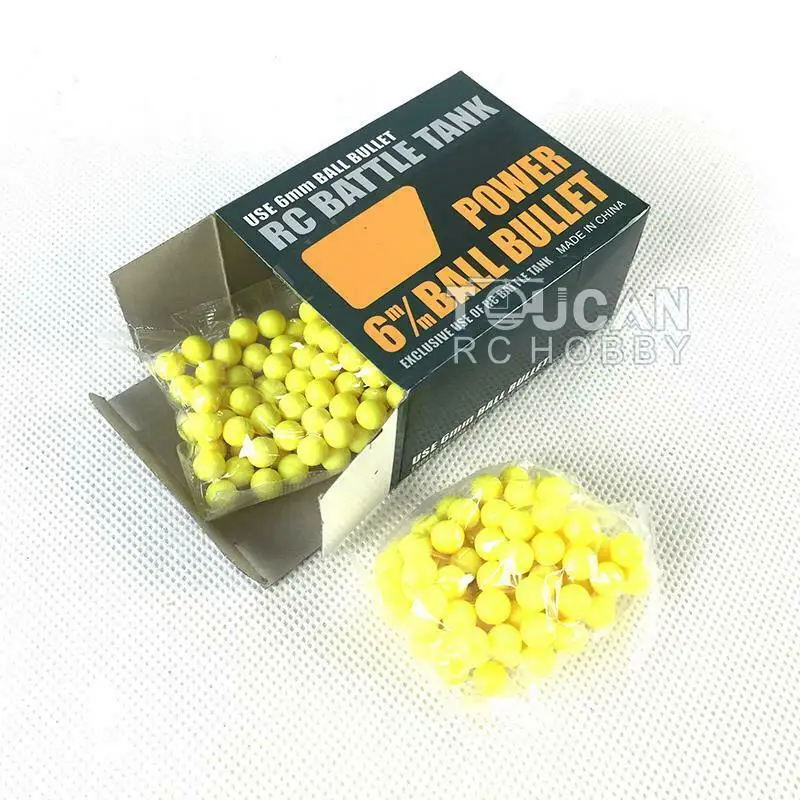 Heng Long Spare Parts High Quality Plastic BB Bullets 6mm BB Shooting System For Radio Control Battle Tank Model Boy Toy