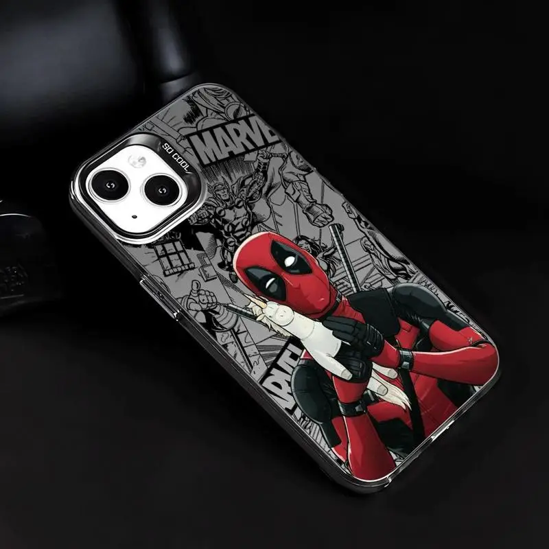 Custodia per telefono Marvel Deadpool per Realme C15 C20 C21 C21Y C31 C35 C53 C55 11 Pro 12 8i 9i 10 10 Pro 4G 5G Soft Cover