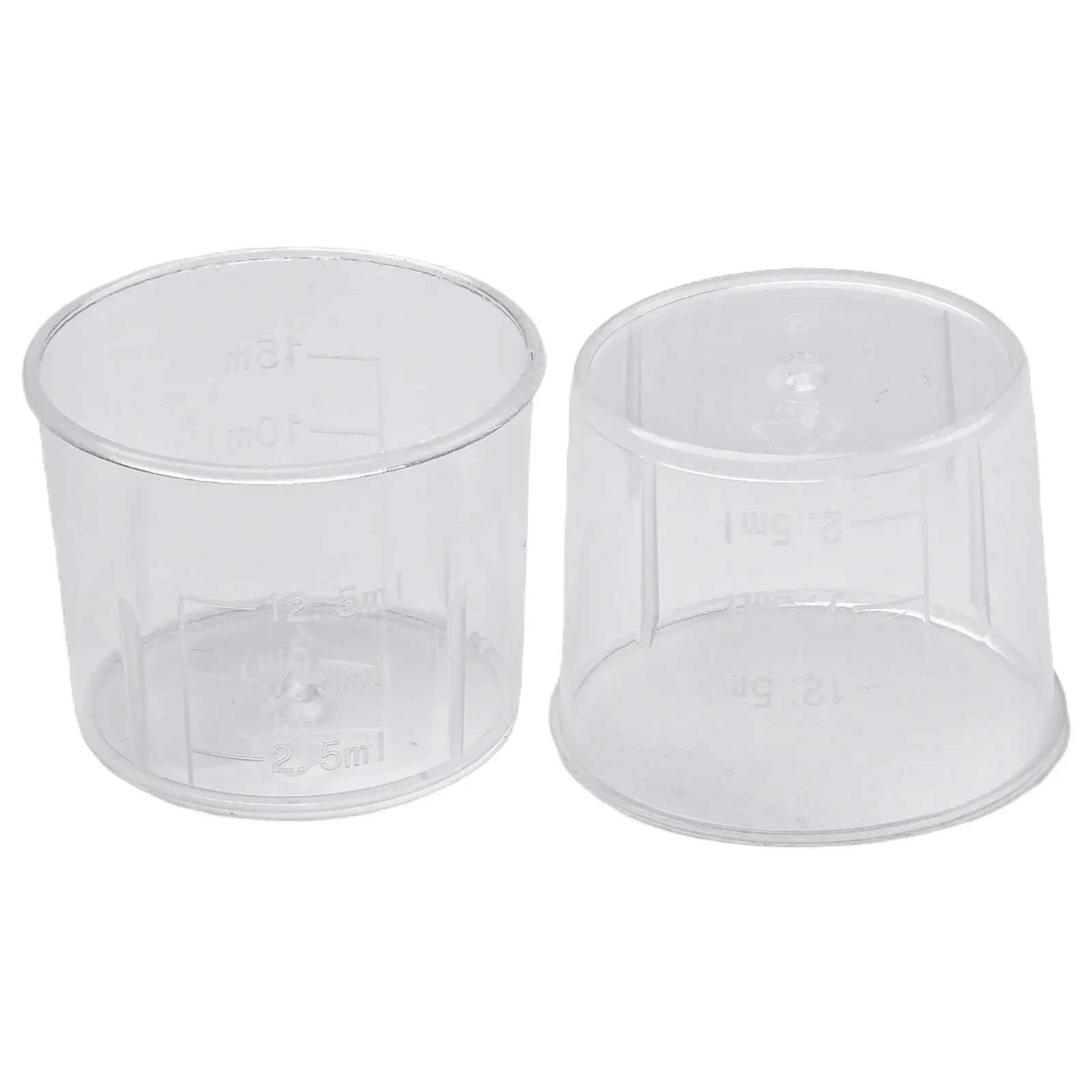 20pcs 15ml/30ml Transparent Plastic Double-scale Medicine Measuring Cup Food-Grade Separating Cups DIY Cake Making Tools