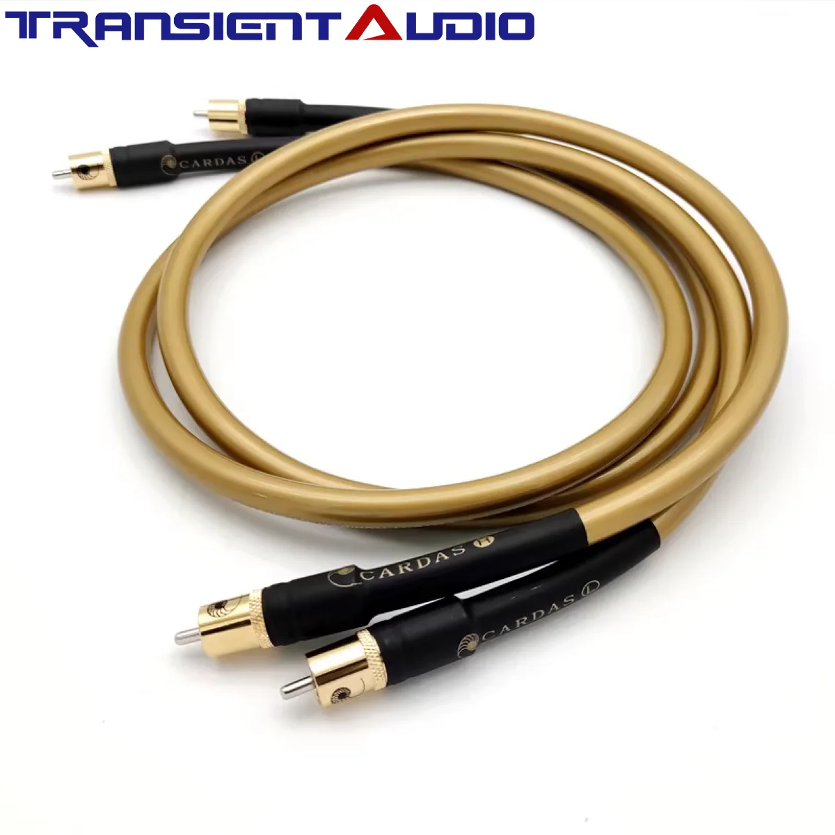 TRANSIENTHI-FIAUDIO CARDAS Pure Copper Silver-Plated Audiophile Audio Cable, RCA Professional Audio Signal Cable for Speakers