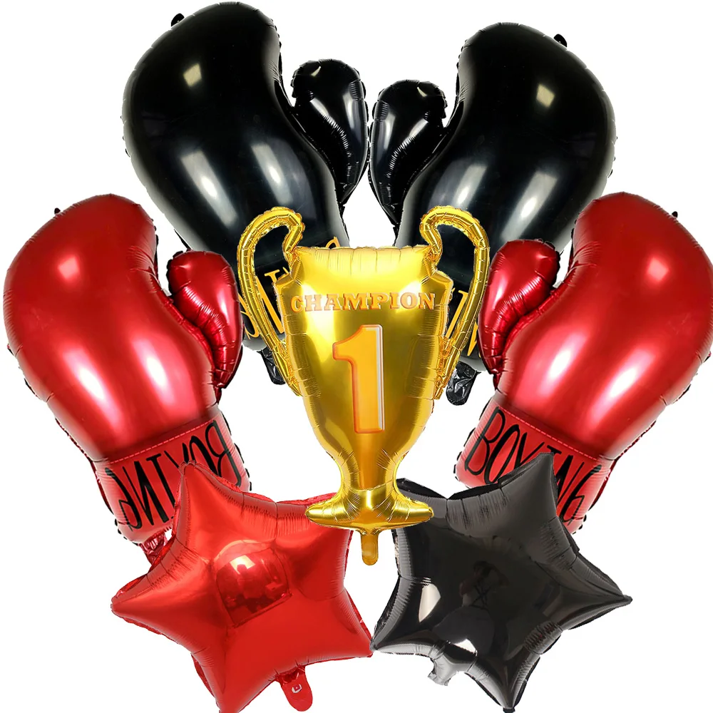 Guantes de Boxeo para Hombre Deportivo Color Negro