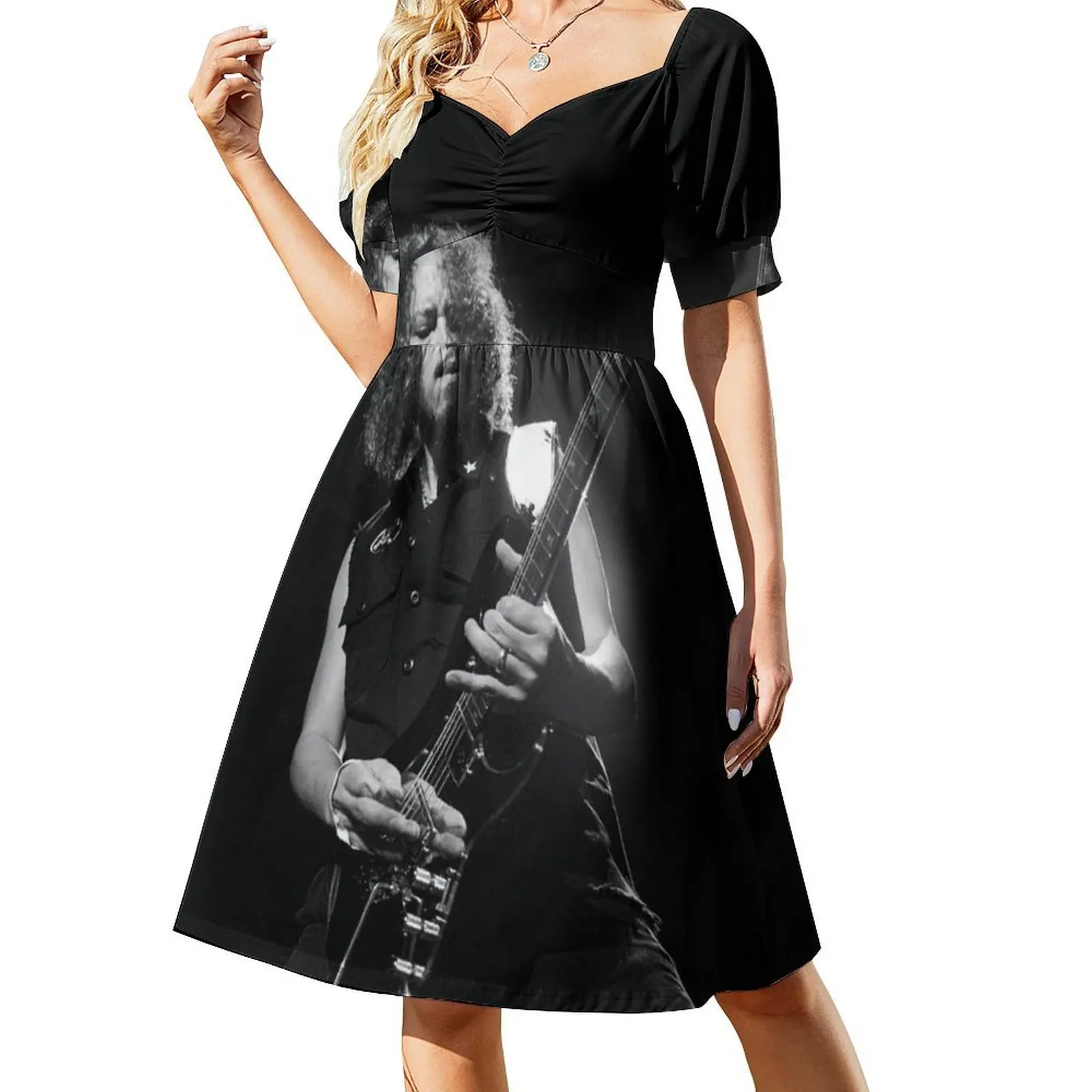 تصميم جديد للطريقة الجديدة فستان على الطراز الكوري للنساء فستان كاجوال أنيق للحفلات أو الارتداء اليومي كيرك هاميت كيرك هاميت #2