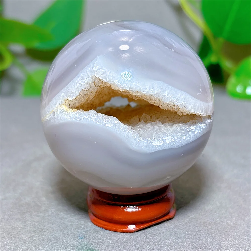 

Agate Open Face Cluster Sphere Crystal Natural Stone Quartz Stone Minerals Home Decoration Reiki Energy Healing Spiritual Luck