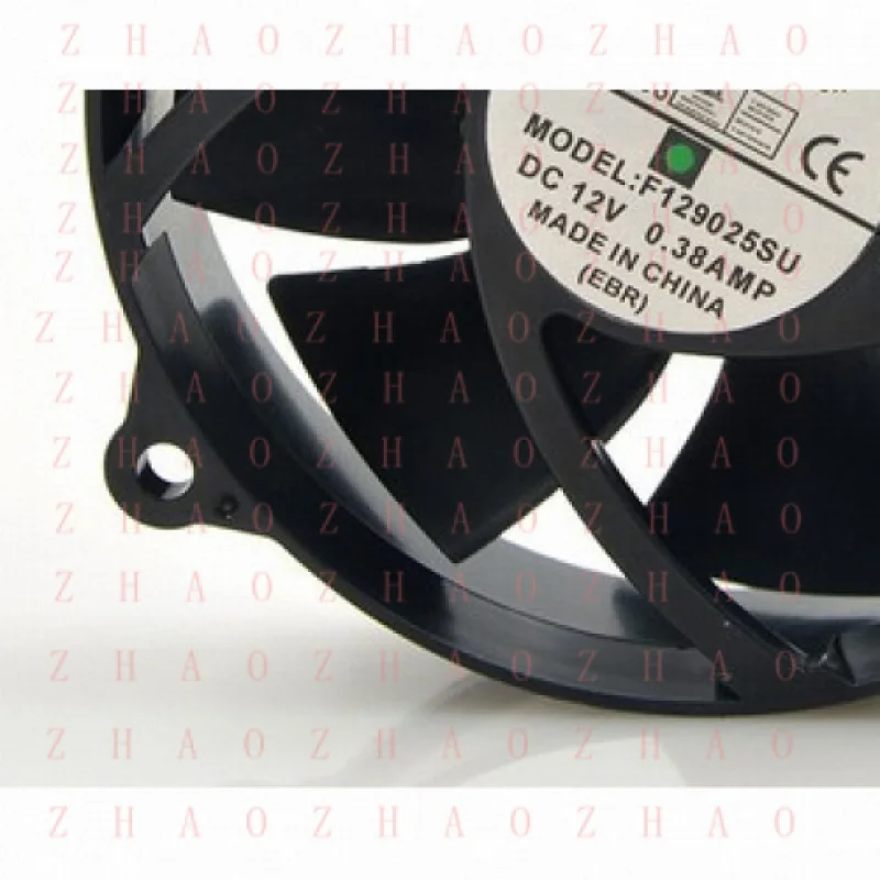 L+ for EVERFLOW MODEL F129025SU 90/80mm x25mm CPU Round Fan DC12V 4Pin 0.38A