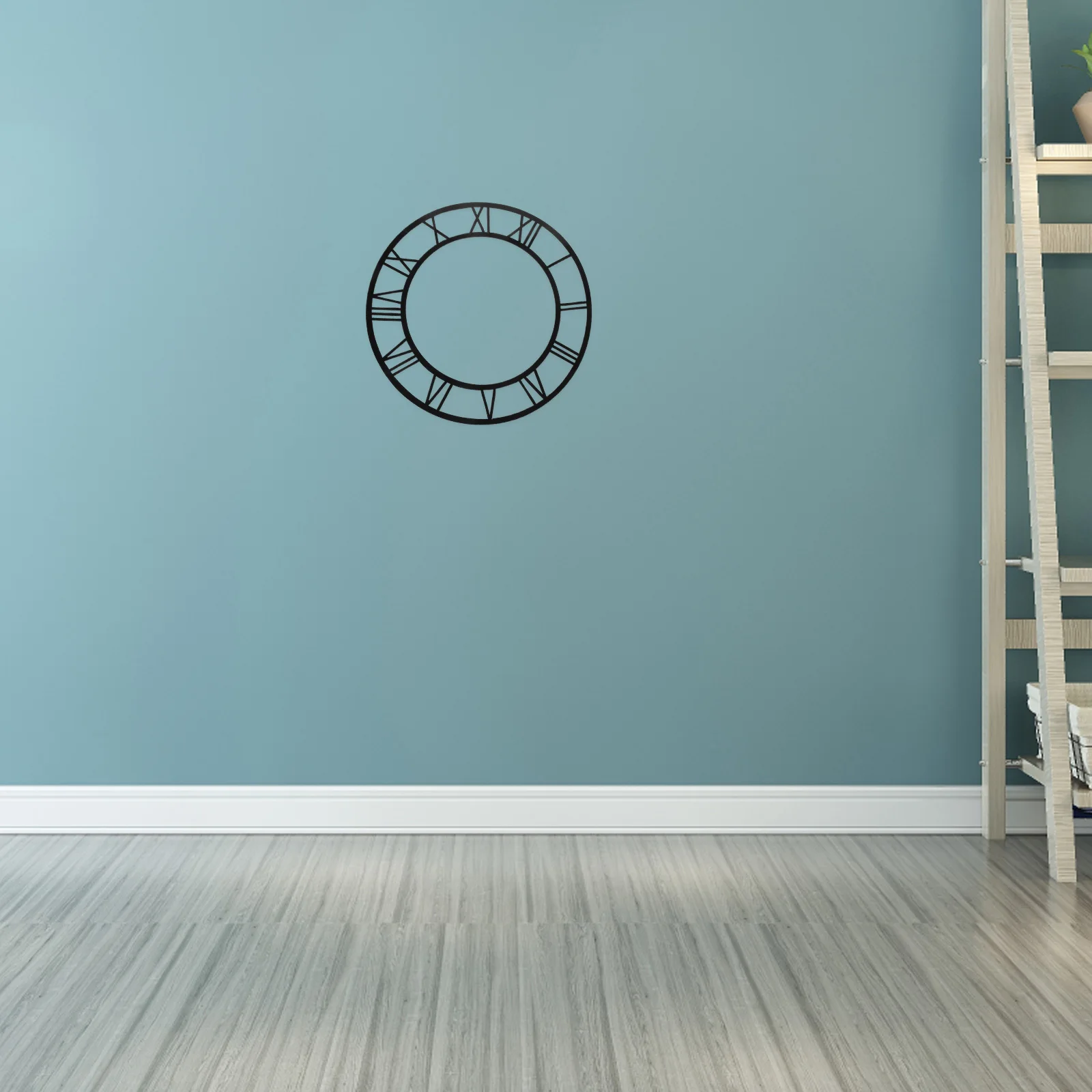 

2 PCS Watch Digital Stickers Clock Decorative Wall Round Circle Mirror Acrylic Numbers