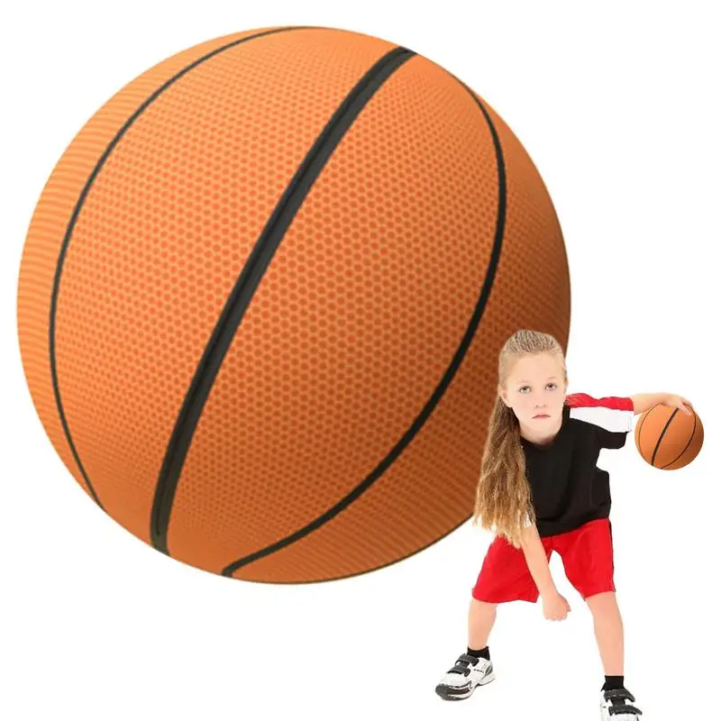 

Indoor Training Basketball Silent Bounce Training Basketball With Zippers Quiet Dribbling Bouncing Basketball For Carpet Floor