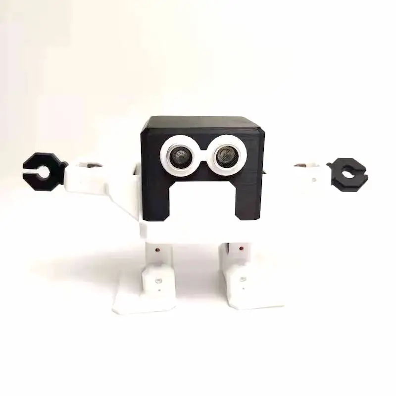 Kit de construcción de juguetes programables 6 Dof, Robot Otto para Arduino Nano, Control por aplicación de código abierto, bricolaje, impresora 3D de la gente Playmate