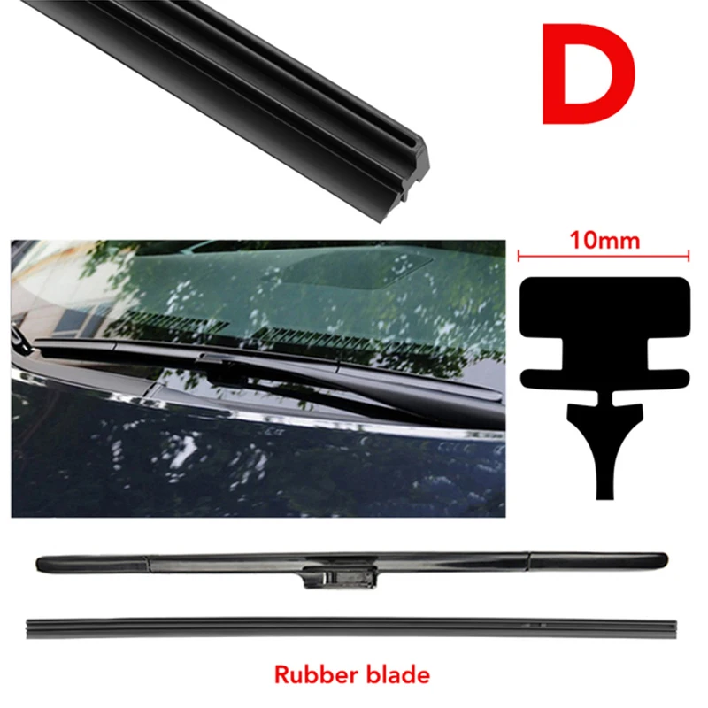 1Pcs Rear Wiper Refill Rubber Strip For Toyota RAV4 Infiniti Qx70 NISSAN Bmw Peugeot 307 Windshield Wipers