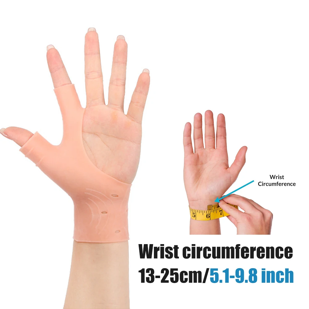 1PCS Gel Wrist Thumb Support Braces,Unisex Wrist Hand Thumb Gloves,Soft Waterproof Left and Right Hand Wrist Compression Sleeve