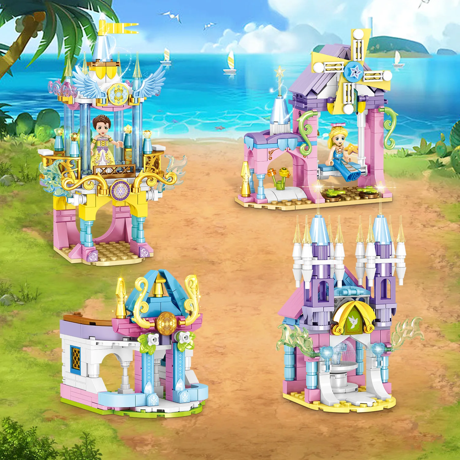 

Конструктор «Волшебный замок принцессы» для девочек, развивающая игрушка для самостоятельной сборки, арт. 921021