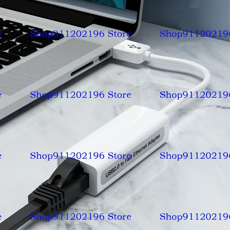 P82a USB2.0 naar Ethernet Adapter, RJ45 Adapter RTL8152B Chip Externe netwerkkaart
