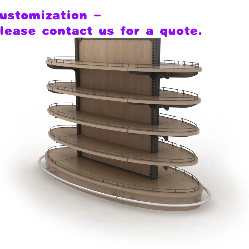 custom.Hot Sell Retail Display Shelves Steel Light Duty Standard Double Side Supermarket Shelf