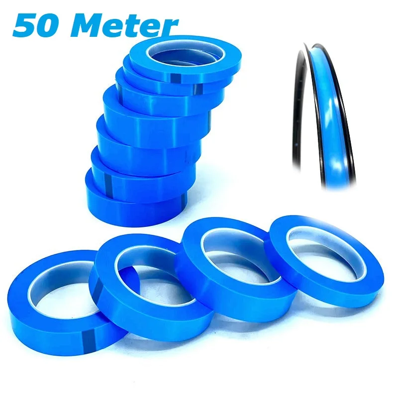 50M Bicycle Tubeless Wheel Tape Rims Seal Tape 10-13-15-19-21-23-25-27-29-31-33-35mm For MTB Folding Road Bike Tubeless Wheels