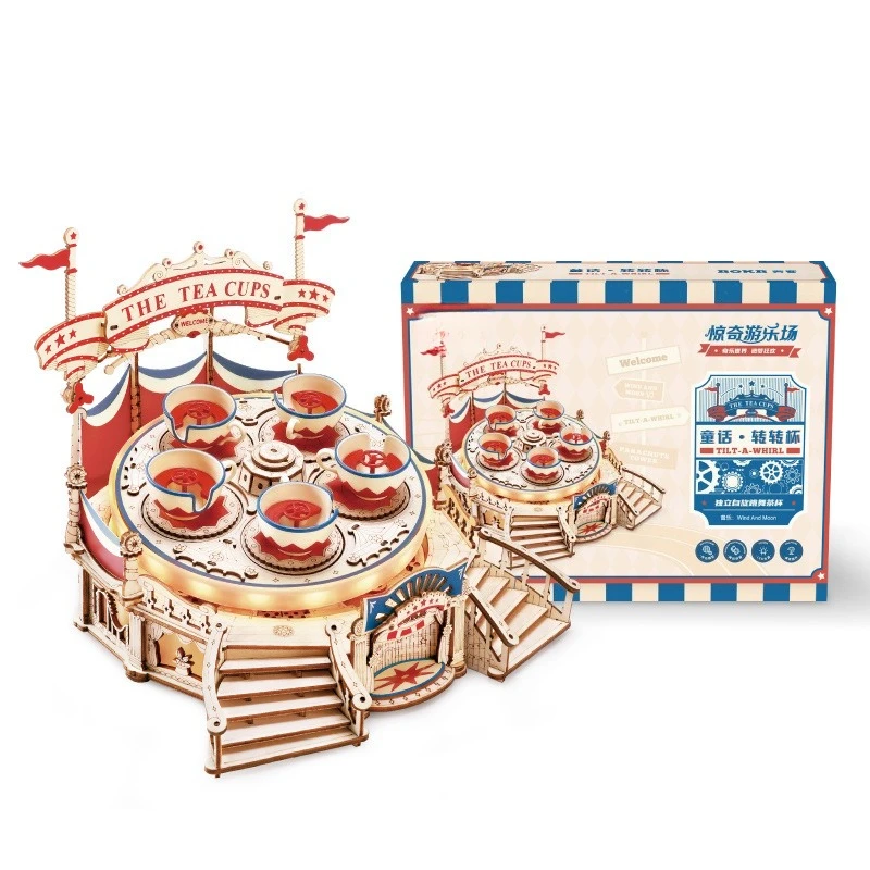 

Wooden assembled toy three-dimensional puzzle model DIY model gift ornament