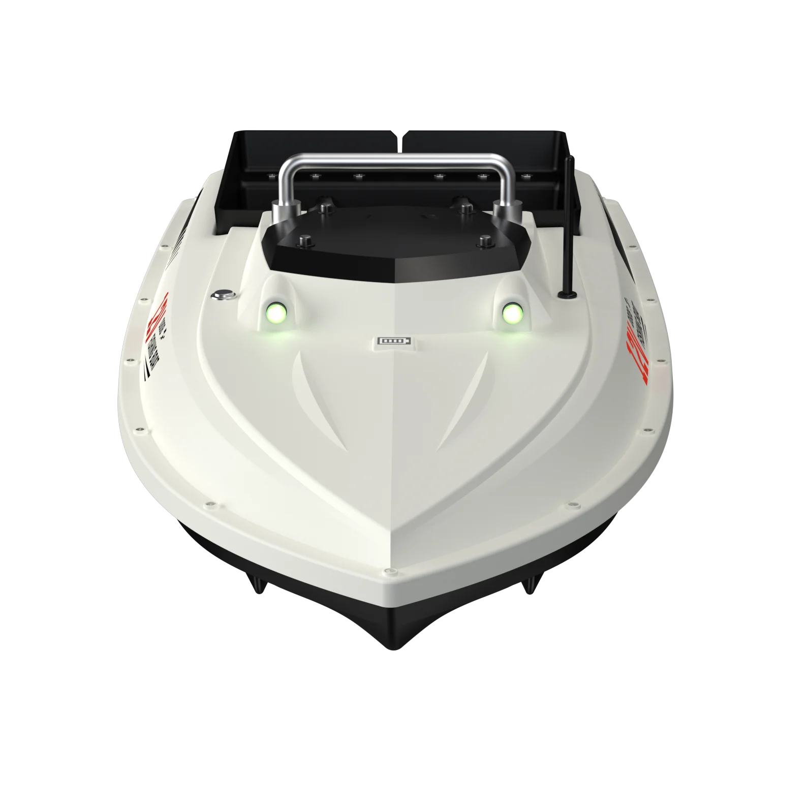 12V High-Speed GPS Plastic Bait Boat 100 Positioning Points Sonar Water Depth Temp One-Hand Remote Control Auto Return 500M