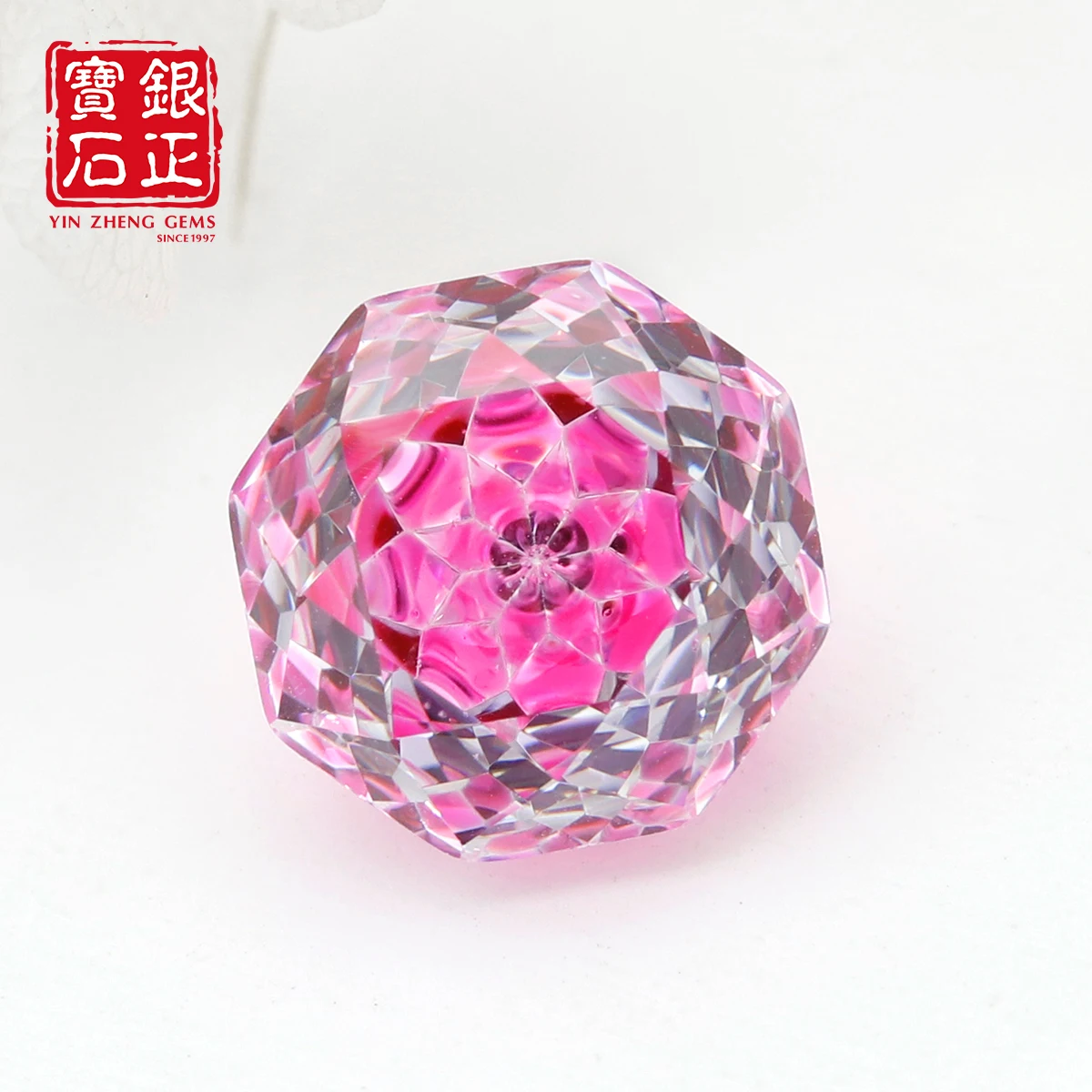Rose Cut 5A Grade Cubic Zirconia Millennium Pink Color Big Size 8x8mm Loose Gemstone Lab Grown CZ For Making Jewelry Rings